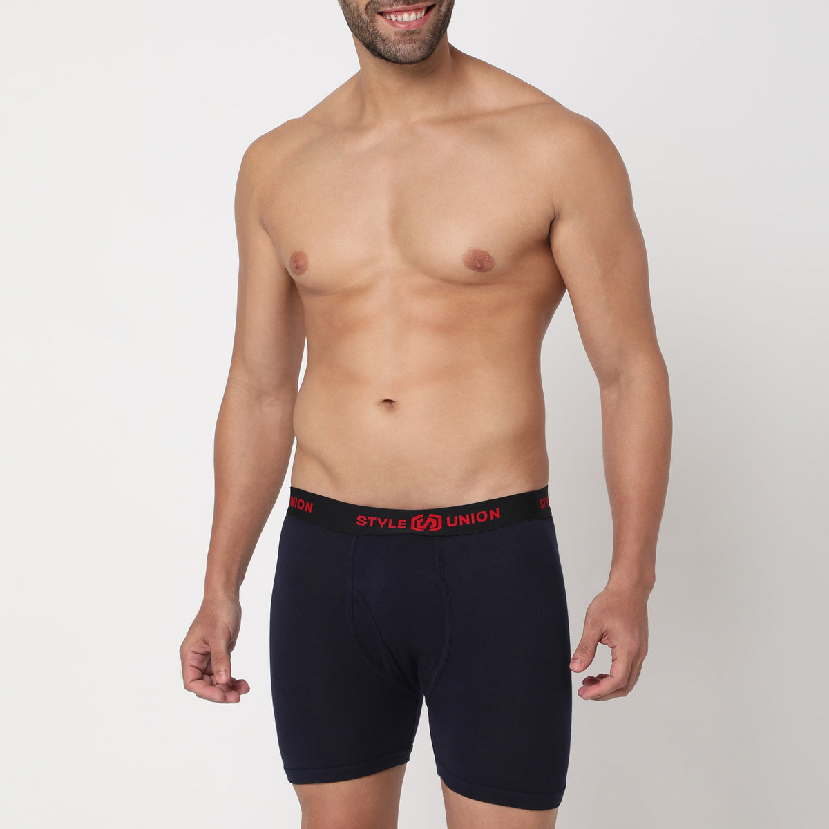 Cotton Navy Mens Brief