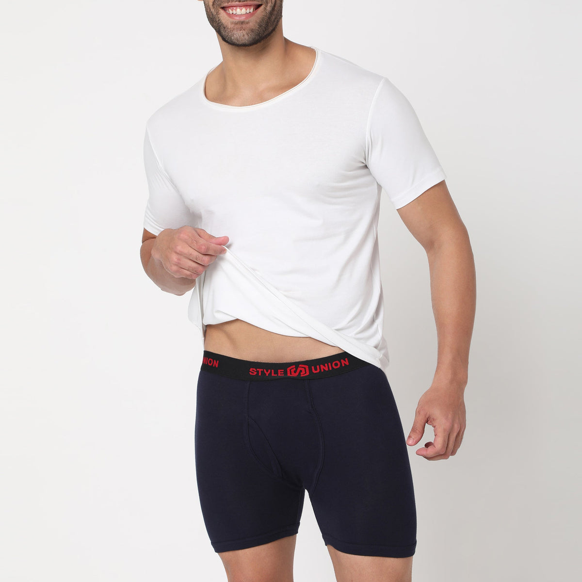 Cotton Navy Mens Brief