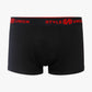 Cotton Black & Navy Mens Brief