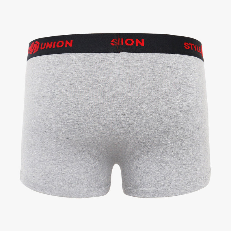 Cotton Dark Grey Melange Mens Brief