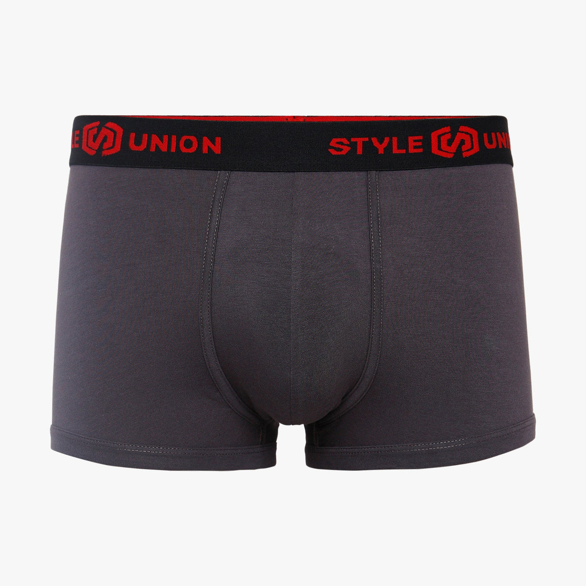 Cotton Dark Grey Melange Mens Brief