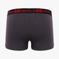 Cotton Black & Dark Grey Melange Mens Brief