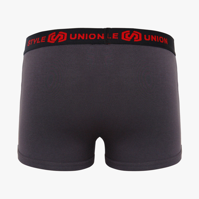 Cotton Dark Grey Melange Mens Brief