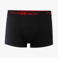 Cotton Black & Dark Grey Melange Mens Brief