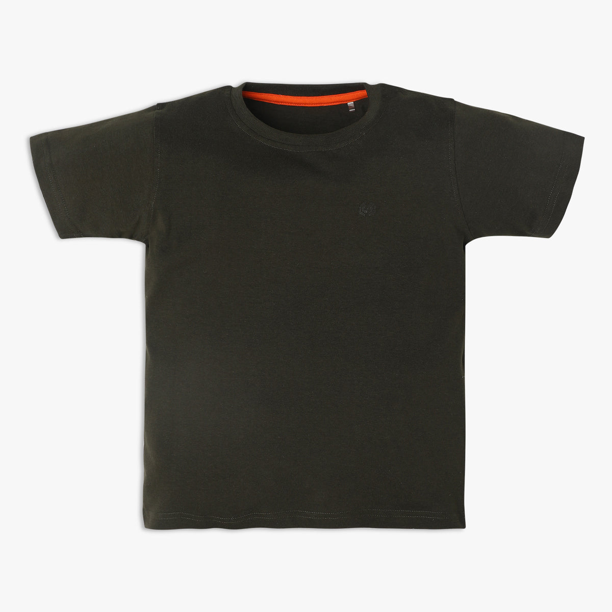 Boy's Regular Fit Solid T-Shirt