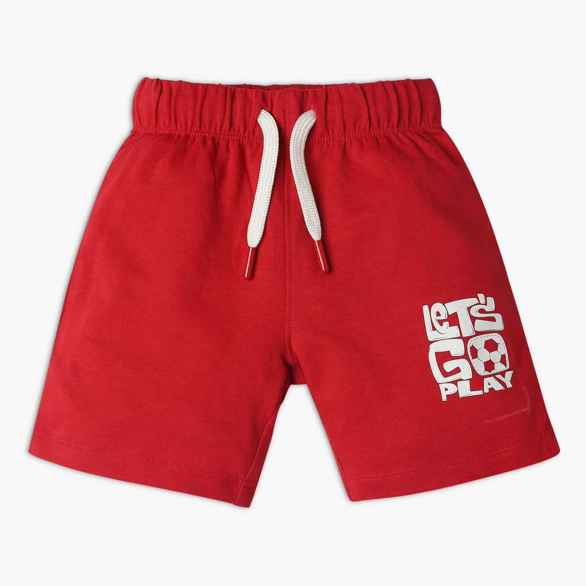 Boy's Regular Fit Solid Mid Rise Shorts