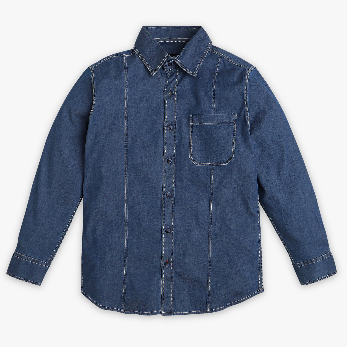 Boys Regular Fit Solid Shirt