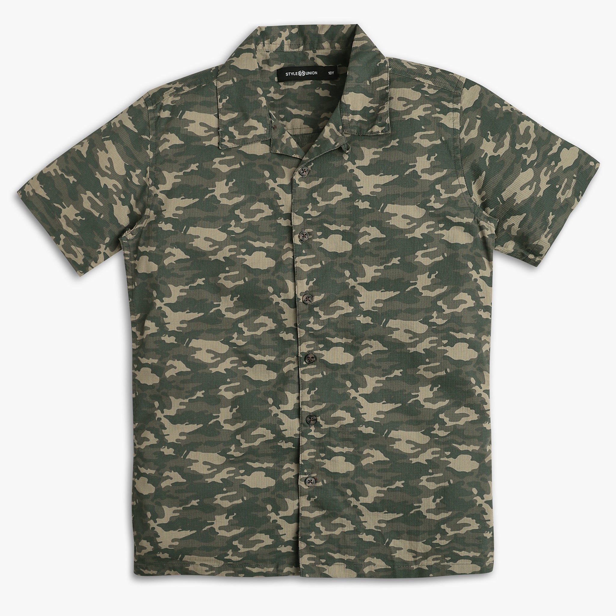 Boys Regular Fit Printed Shirt