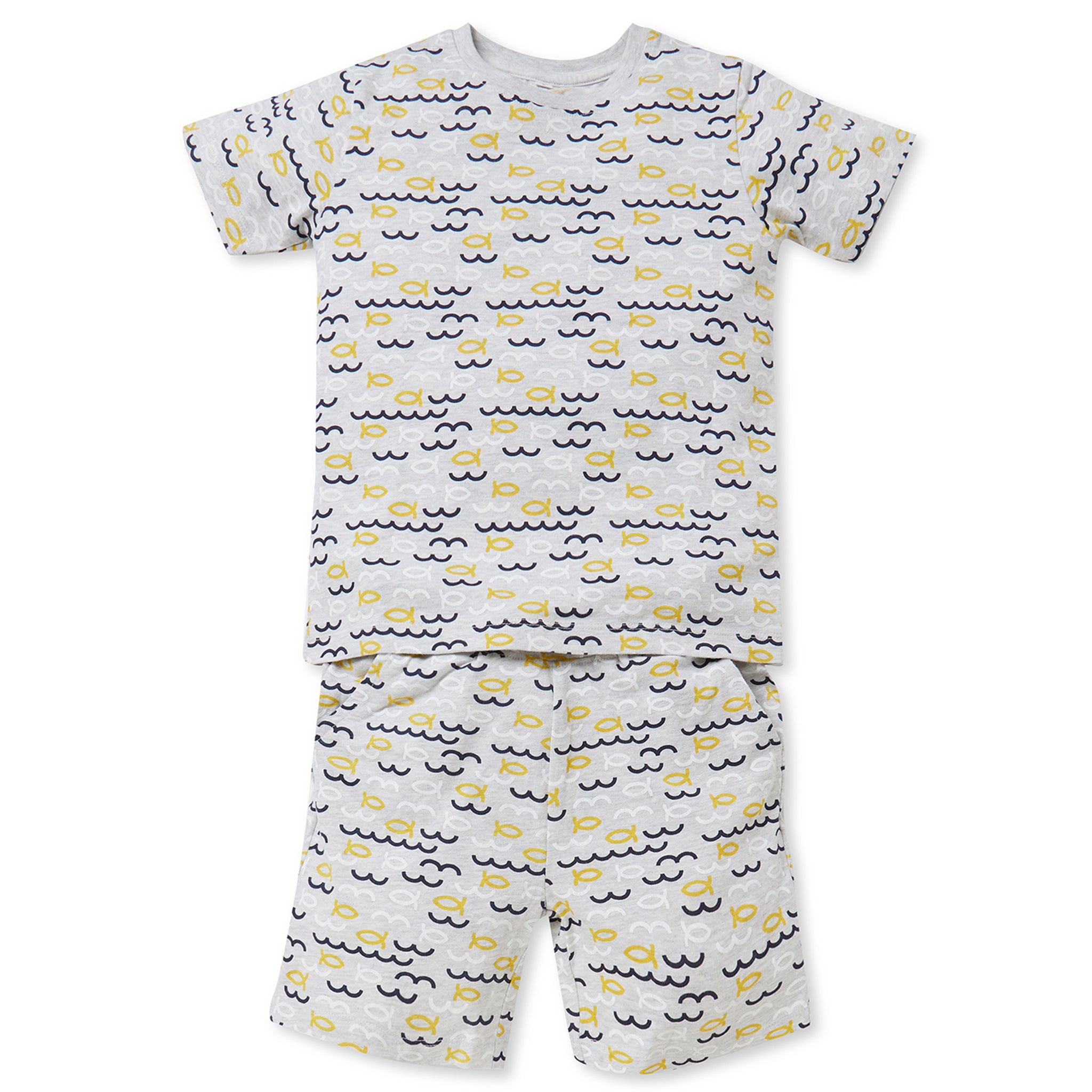 Boy's Regular Fit Printed Sleepwear Set