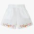 Girls Relaxed Fit Embroidered Mid Rise Shorts