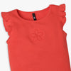 Girls Regular Fit Solid T-Shirt