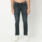 Solid Full Length Straight Fit Tinted Vintage Jeans