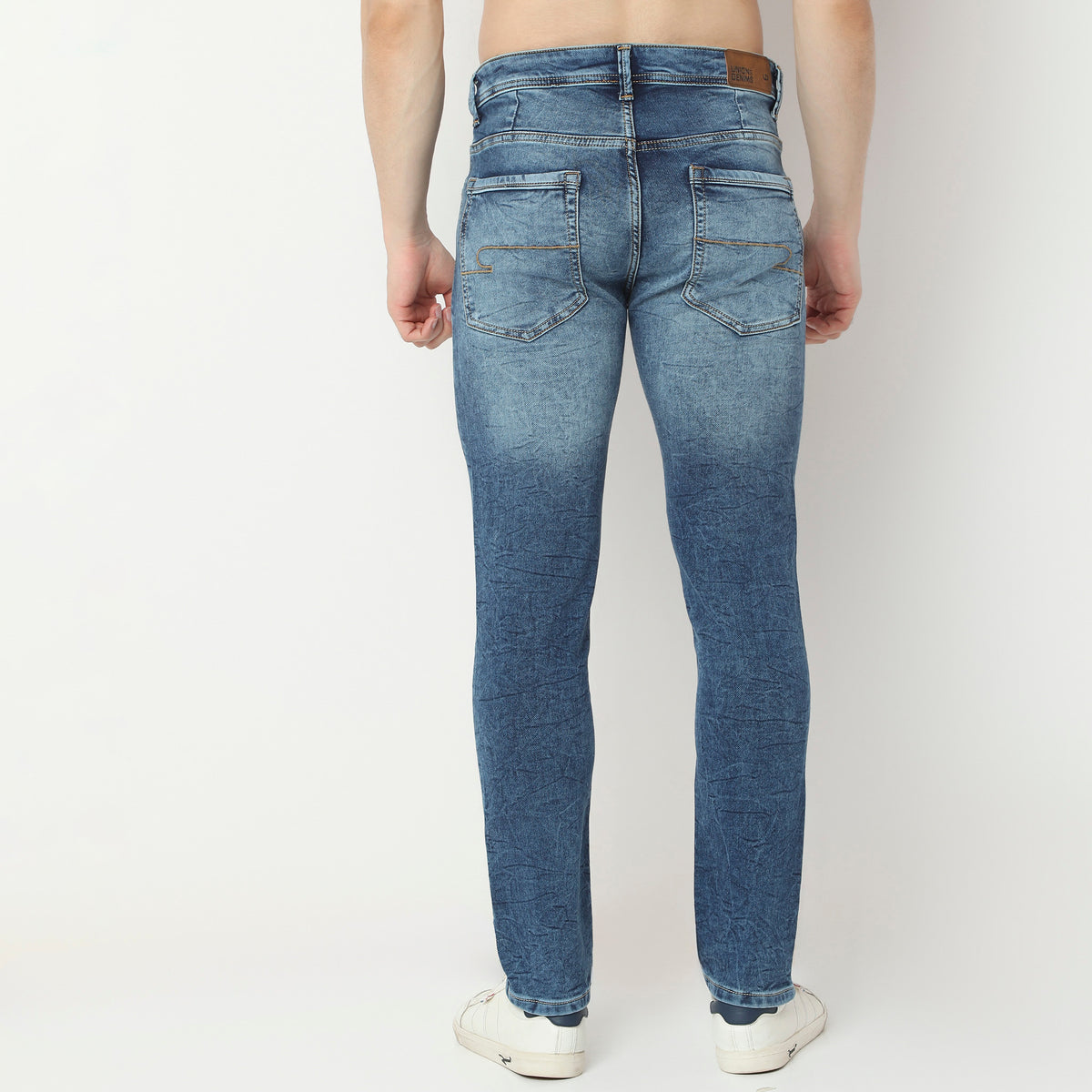 Slim Fit Towel Washed Jeans