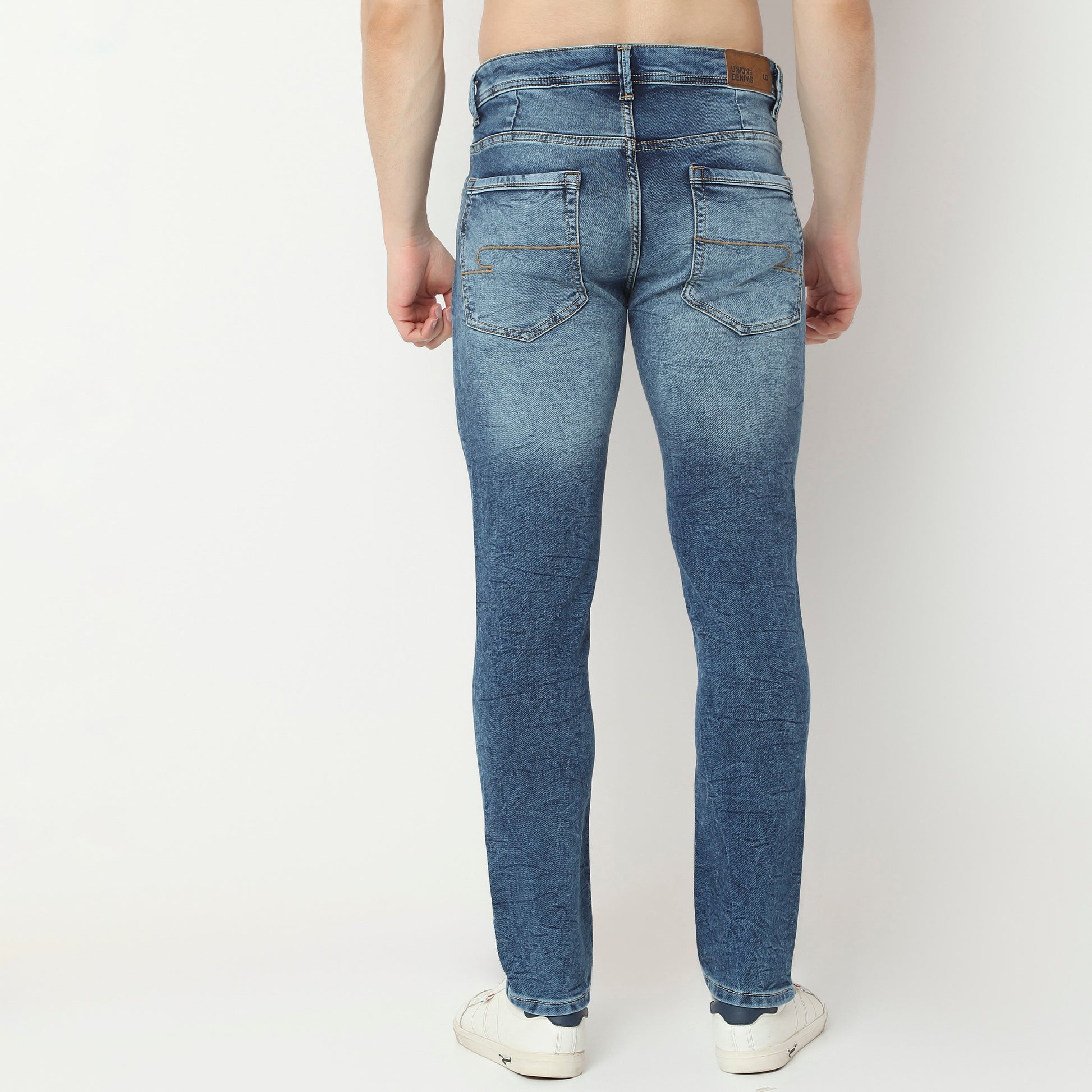 Slim Fit Towel Washed Jeans