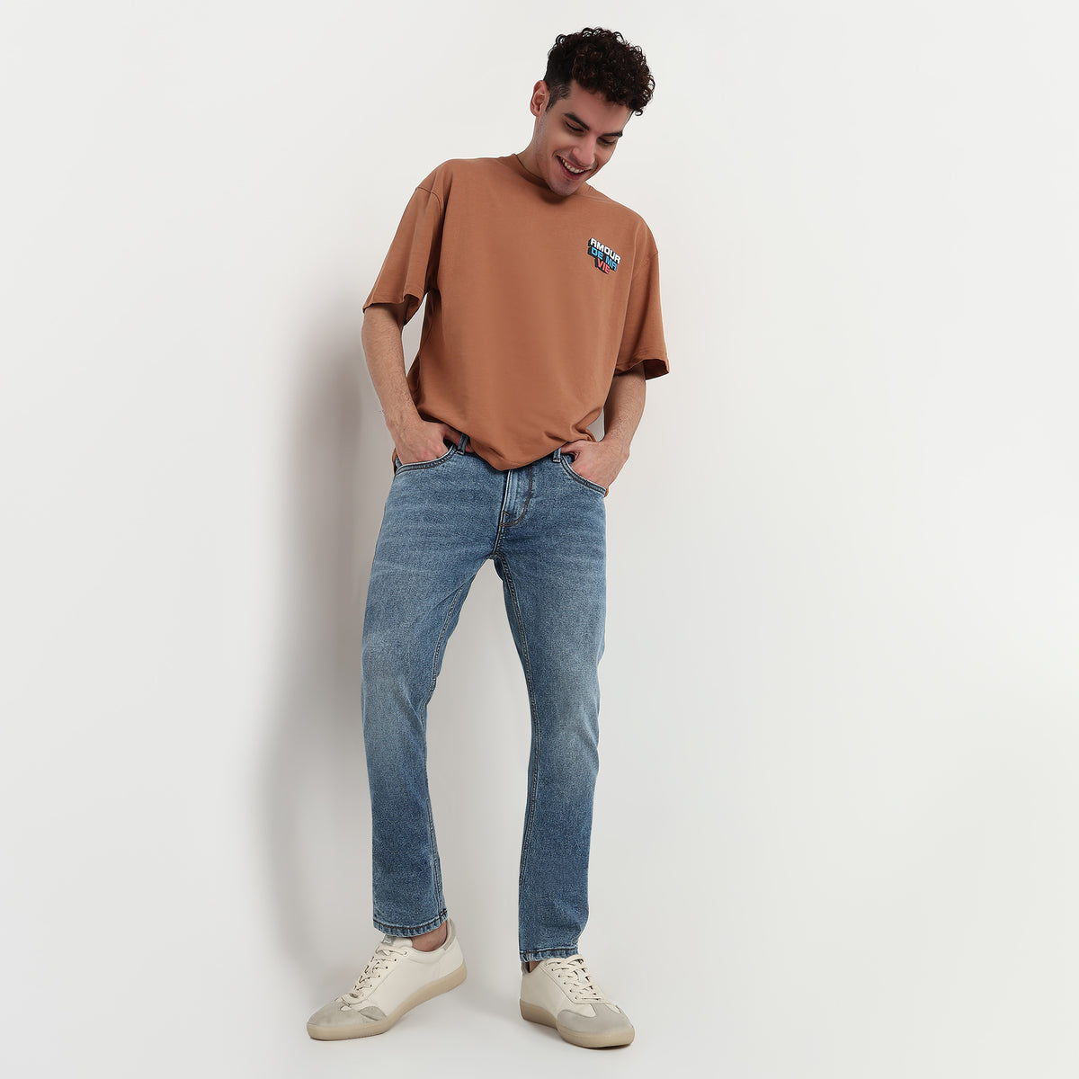 Cotton Spandex Stone Wash Jeans