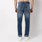 Straight Fit Stone Wash Jeans