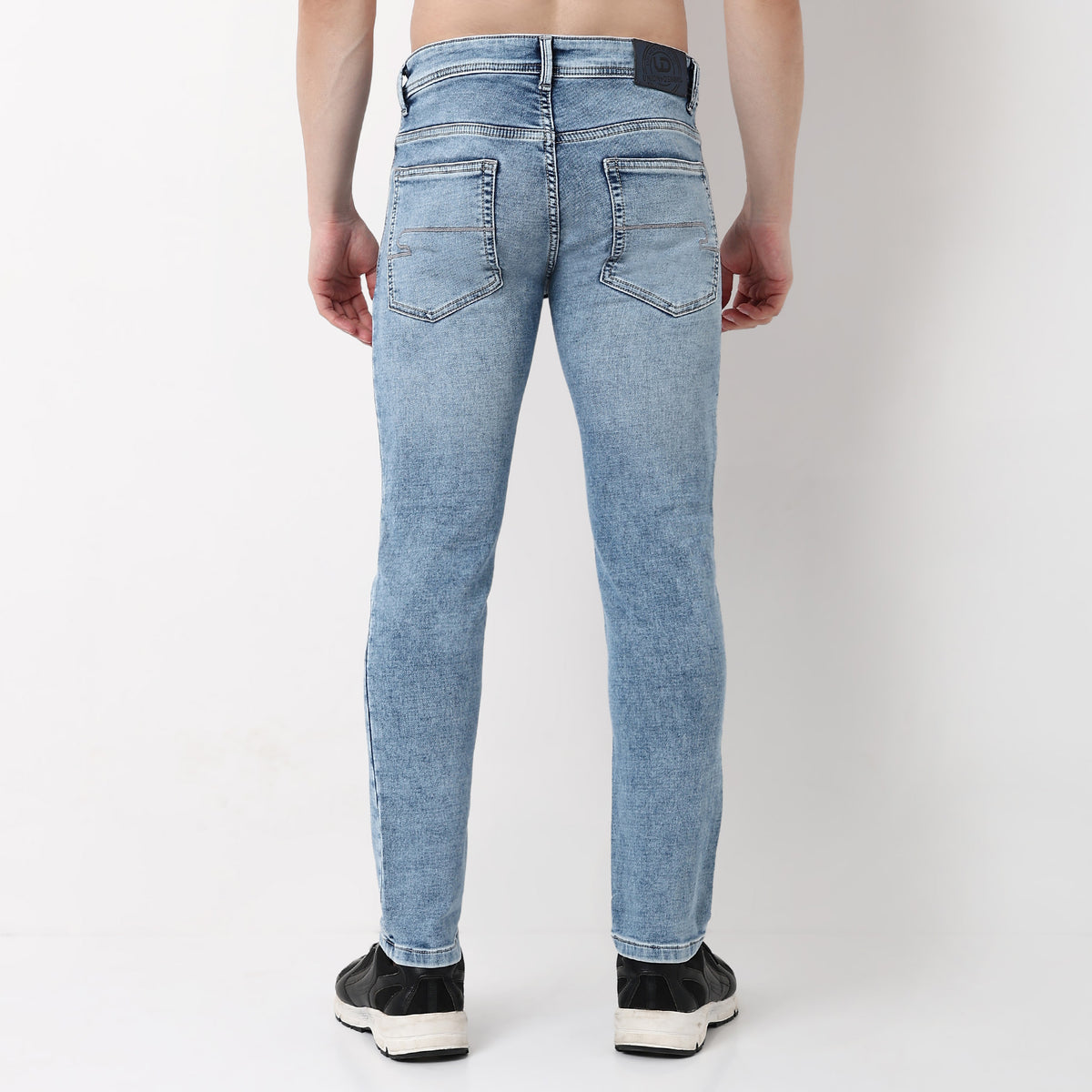 Slim Fit Vintage Wash Jeans