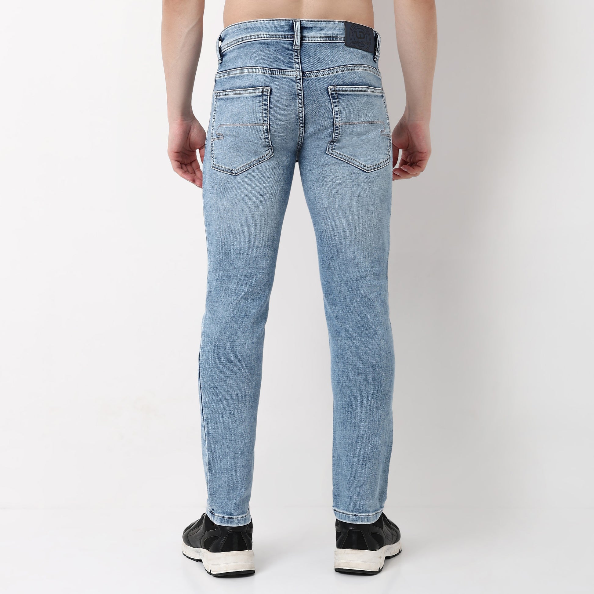 Slim Fit Vintage Wash Jeans