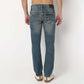 Stone Wash Ankle Length Straight Fit Jeans