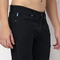 Straight Fit Rich Dark Indigo Sharp And Sophisticated Look Jeans