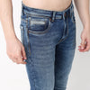 Slim Fit Vintage Wash Jeans