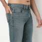Cotton Spandex Stone Wash Jeans