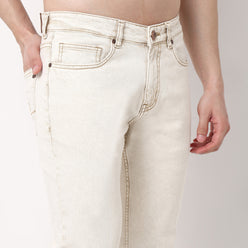 Straight Fit Solid Jeans
