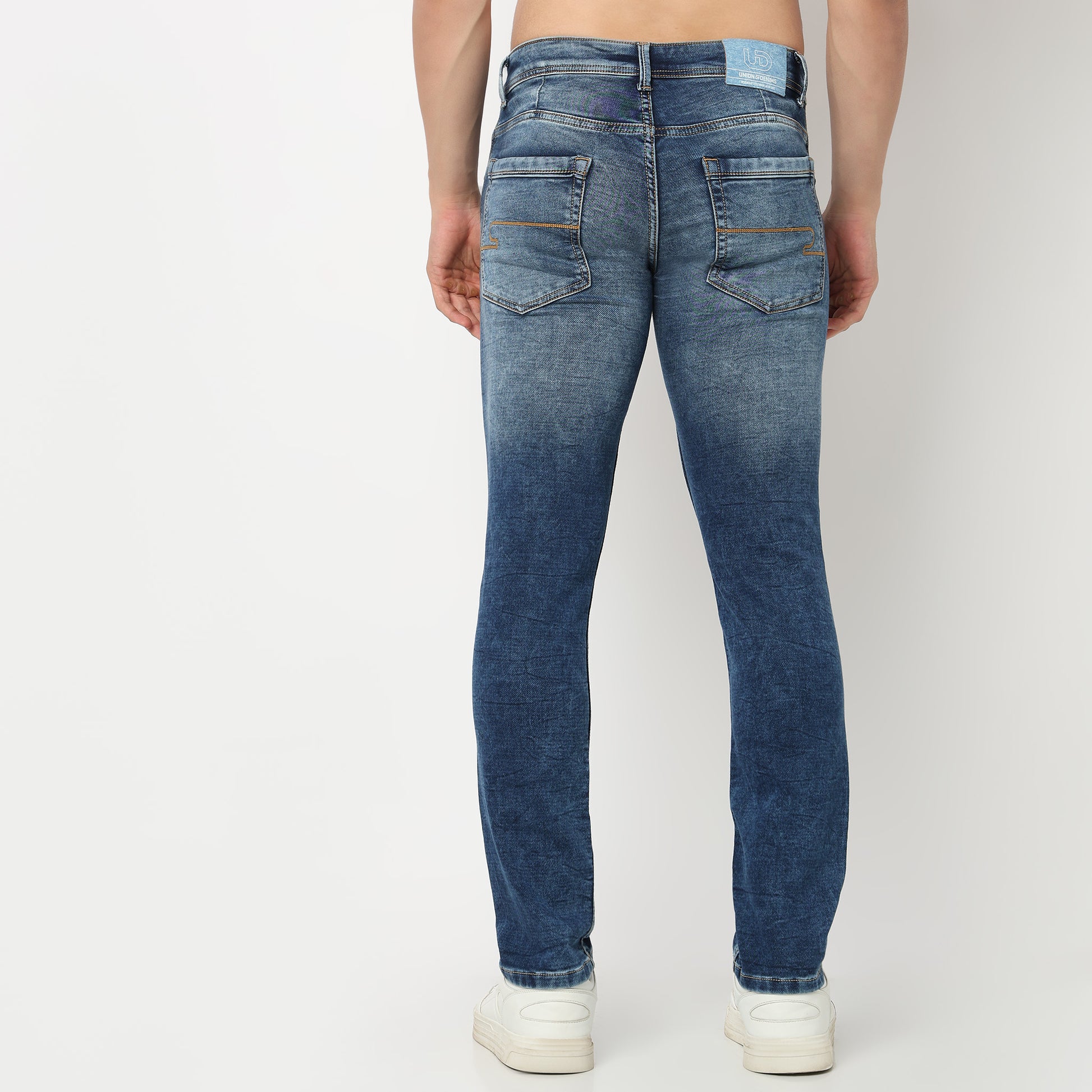 Solid Straight Fit Jeans
