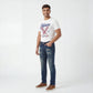 Straight Fit Knitted Full Length Jeans