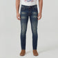 Straight Fit Knitted Full Length Jeans