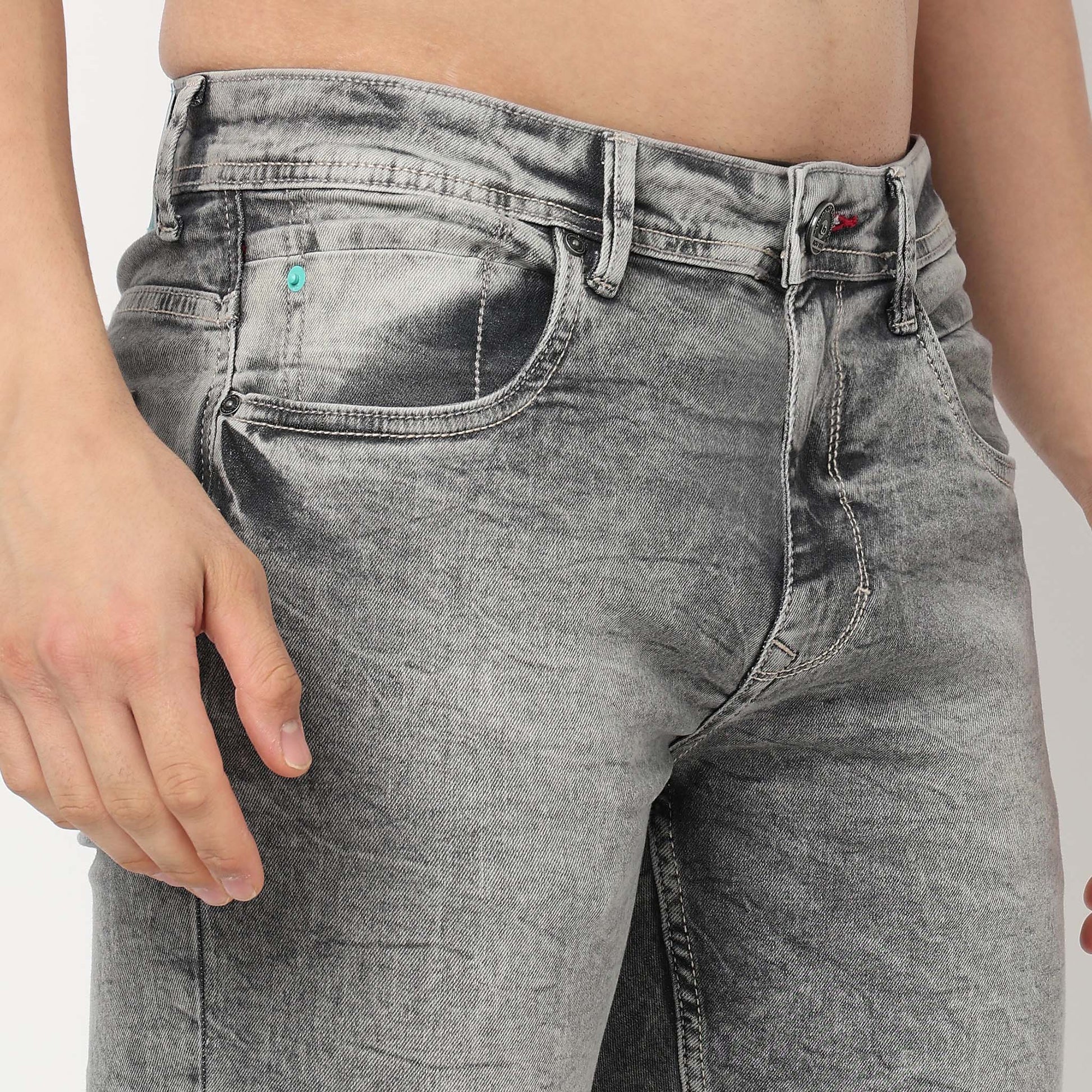 Comfort Skinny Solid Jeans