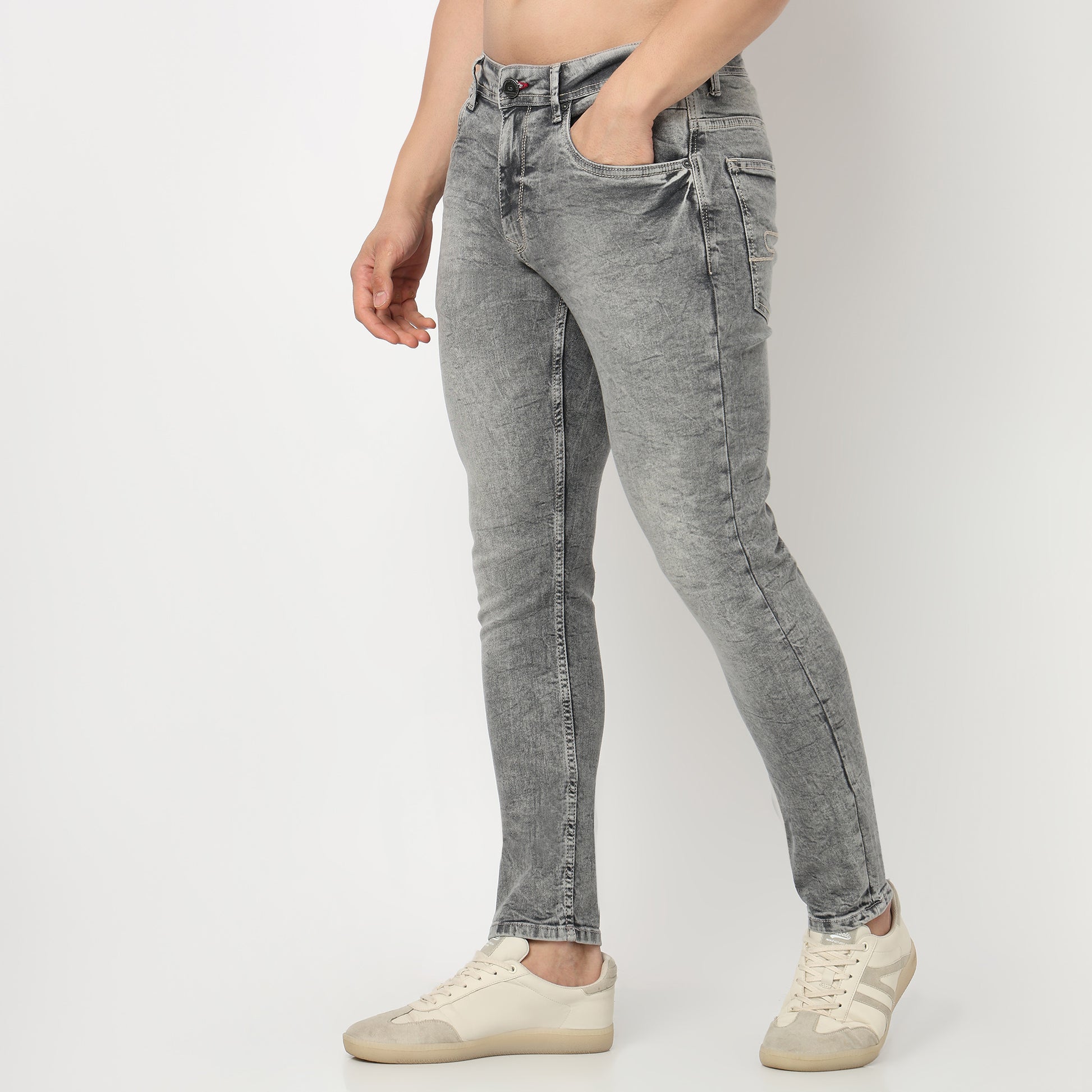 Comfort Skinny Solid Jeans