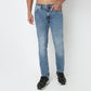Stone Wash Straight Fit Jeans