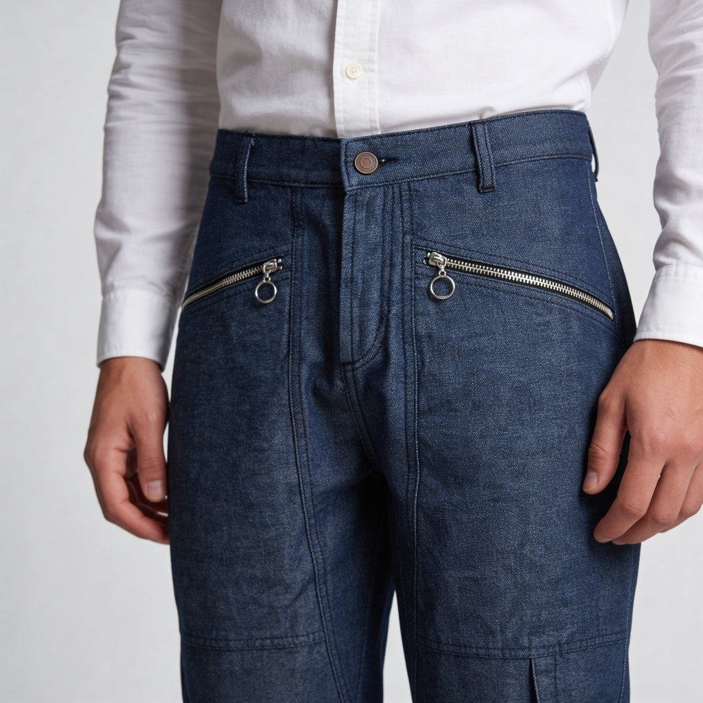 Cotton Anti Fit Mid Rise K Denim