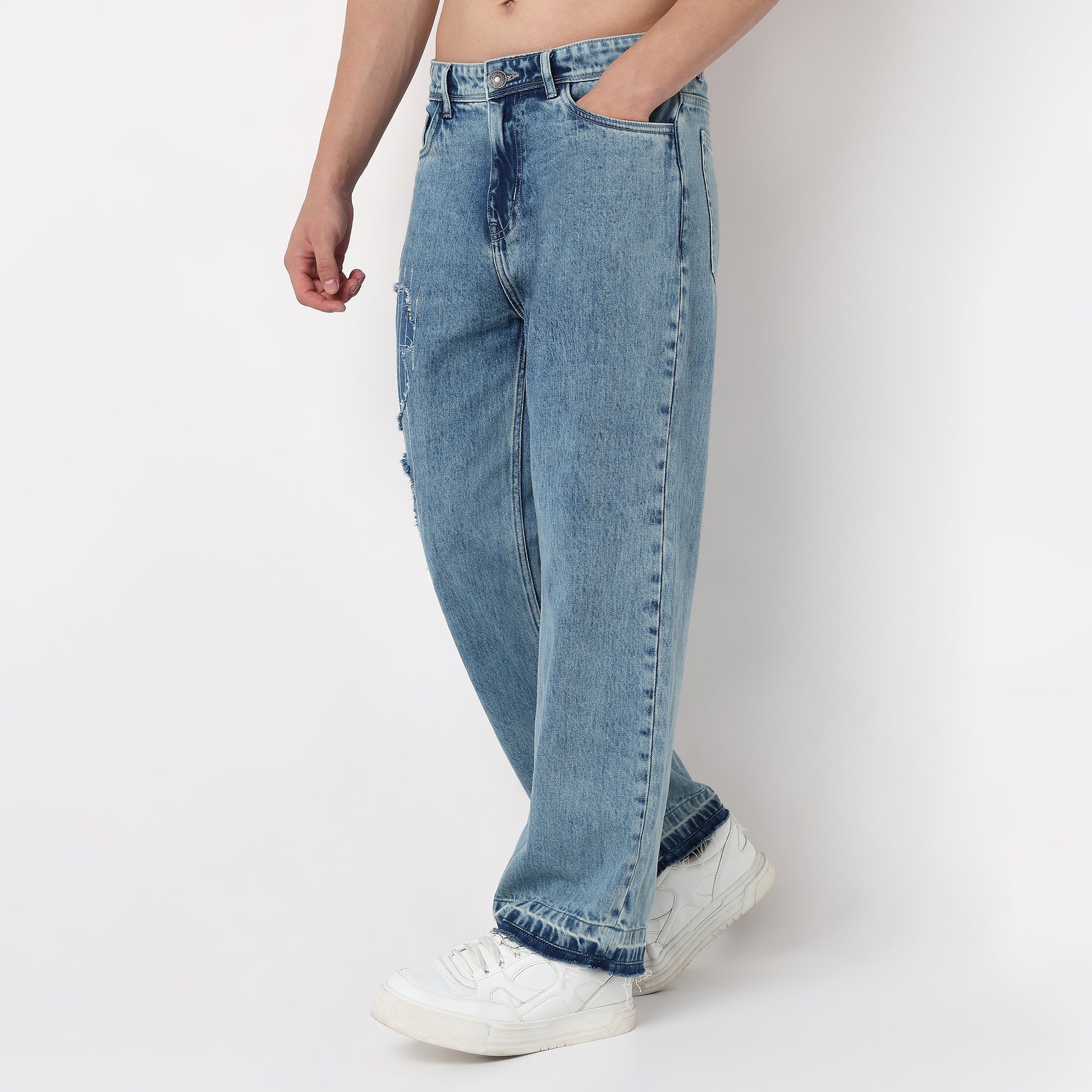 Order Now Men Embellished Anti Fit Mid Rise Casual Wear Jeans by Style Union