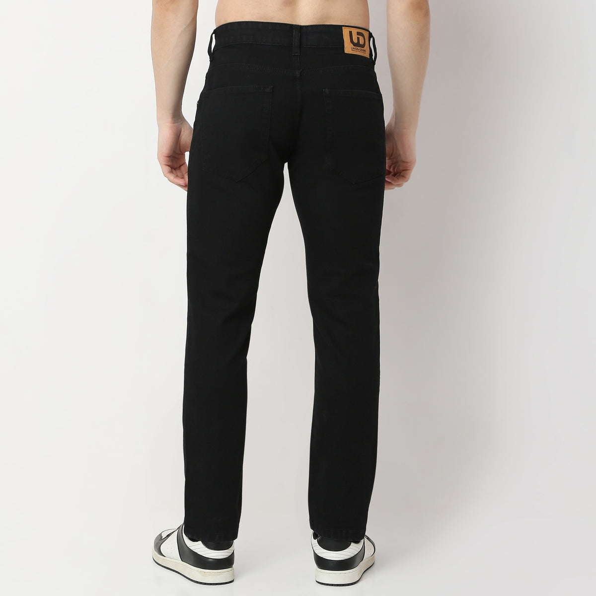 Tapered Fit Cropped Length Jeans