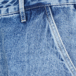 Tapered Fit Cropped Skaters Denim