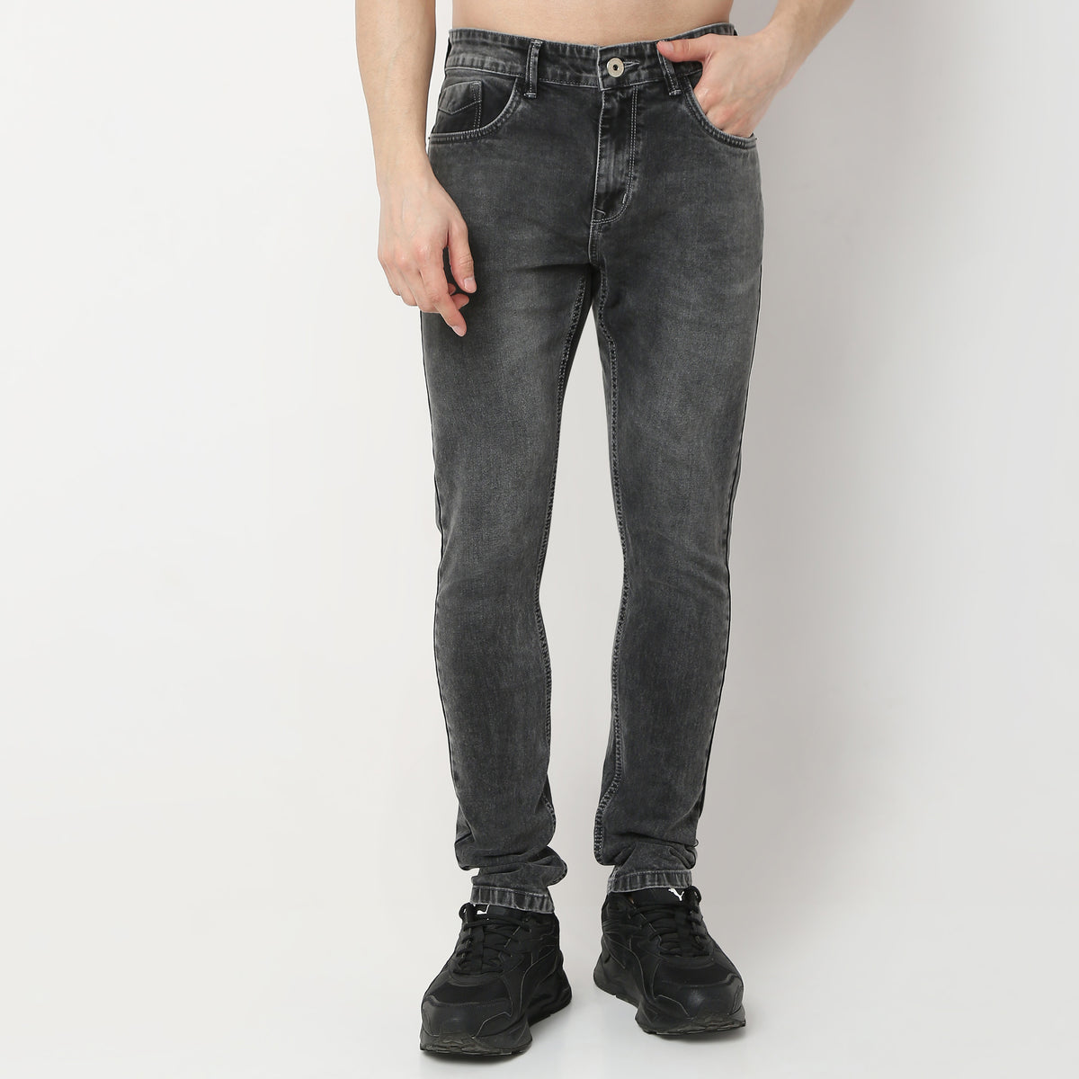 Skinny Comfort Light Fade Jeans