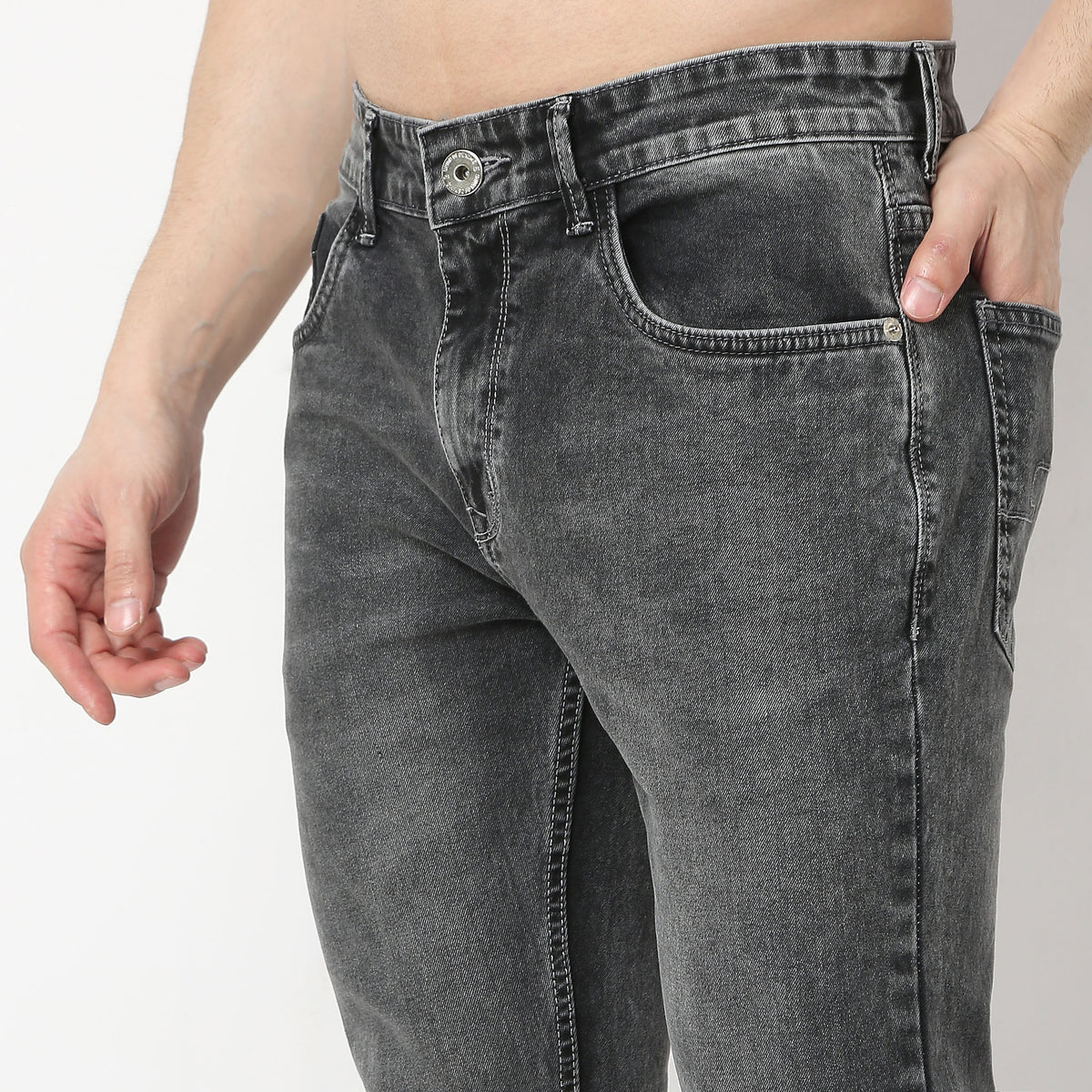 Skinny Comfort Light Fade Jeans