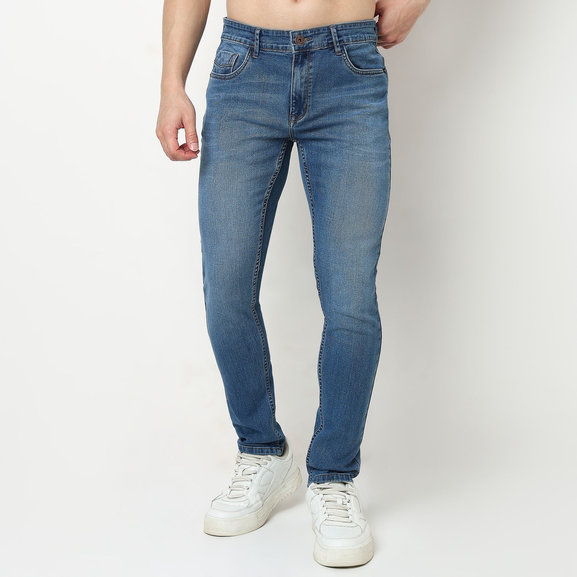 Skinny Comfort Light Fade Jeans