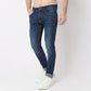 Stone Wash Skinny Fit Clean Look Jeans