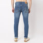 Stone Wash Skinny Fit Clean Look Jeans