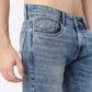 Stone Wash Skinny Fit Clean Look Jeans