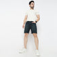 Regular Fit Solid Short Length Mid Rise Shorts
