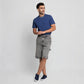 Woven Straight Fit Denim Shorts
