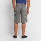 Woven Straight Fit Denim Shorts