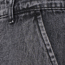 Solid Mid Rise Cargo Shorts