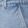 Solid Mid Rise Cargo Shorts