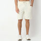 Regular Fit Structured Mid Rise Shorts
