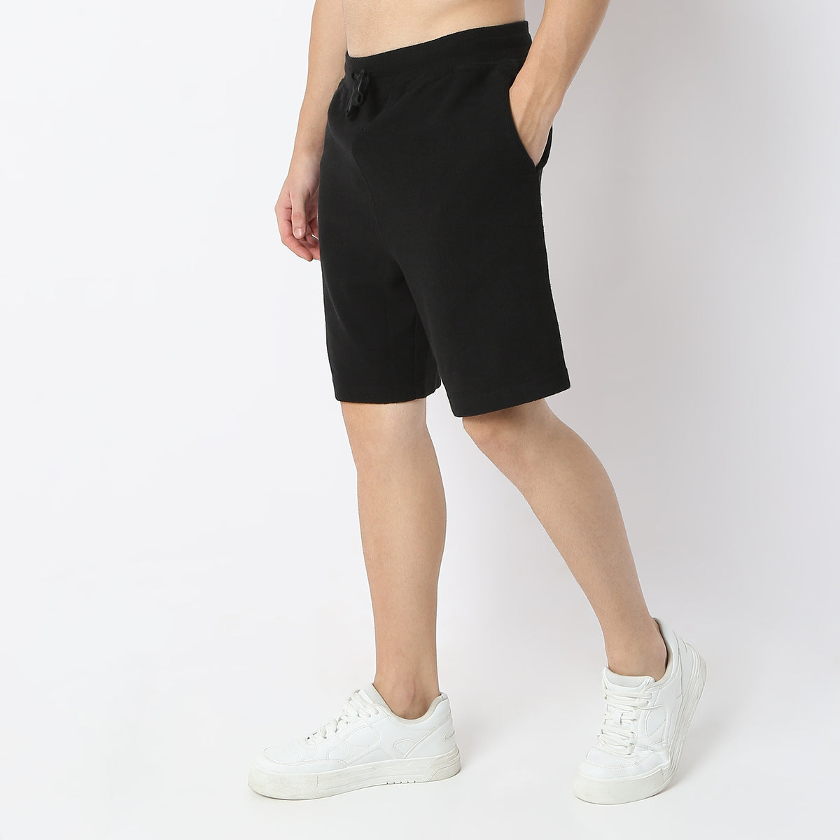 Oversize Structured Knee Length Shorts